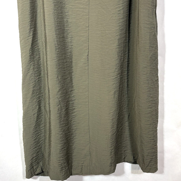 Banana Republic Women's Size L Sleeveless Relaxed Fit Shift Dress Olive Green - Picture 5 of 14